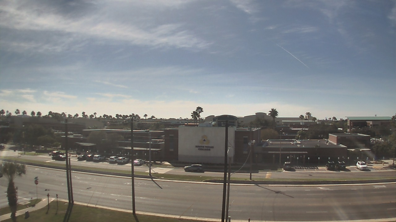 Thumbnail for current weather camera view from South Texas College (old 2013 unit) in McAllen, Texas