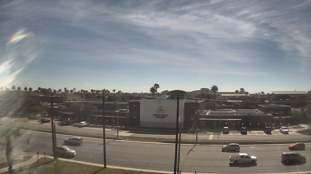 Thumbnail for current weather camera view from South Texas College (old 2013 unit) in McAllen, Texas