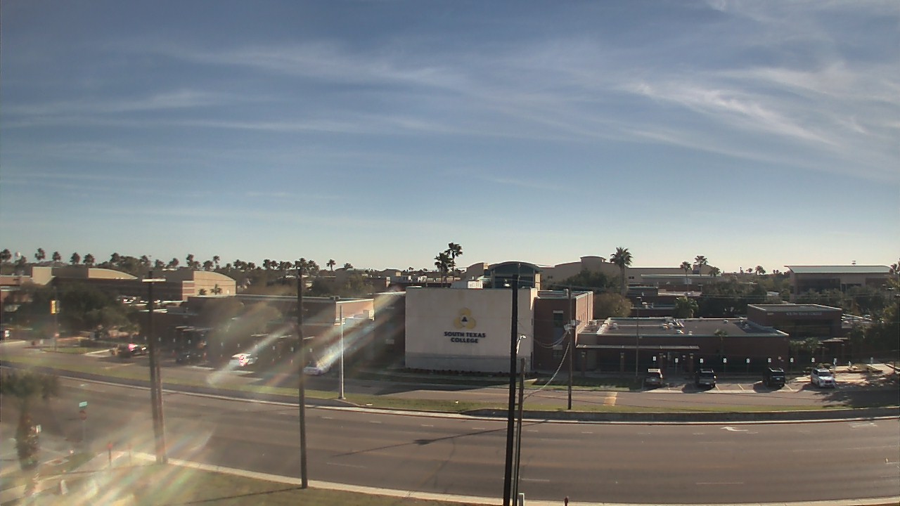 Thumbnail for current weather camera view from South Texas College (old 2013 unit) in McAllen, Texas
