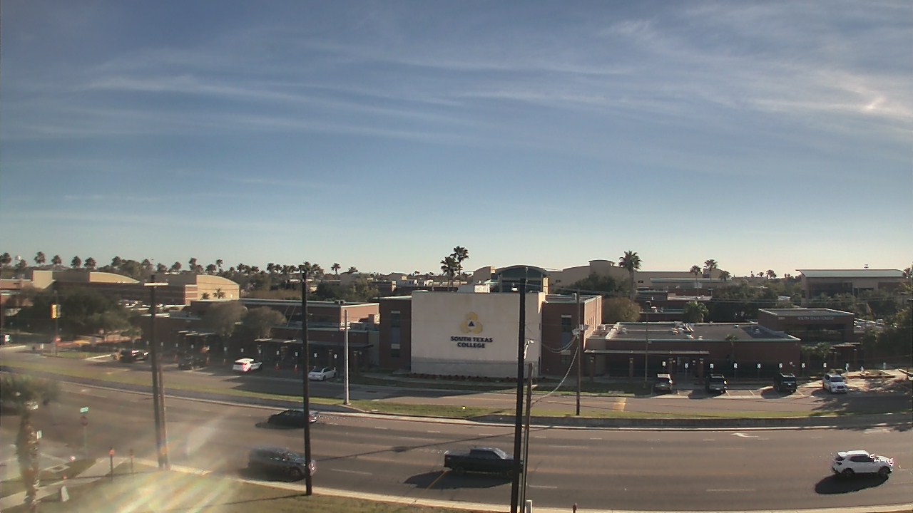 Thumbnail for current weather camera view from South Texas College (old 2013 unit) in McAllen, Texas