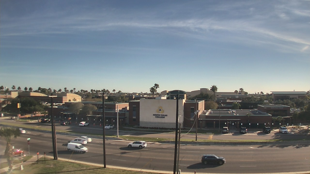 Thumbnail for current weather camera view from South Texas College (old 2013 unit) in McAllen, Texas