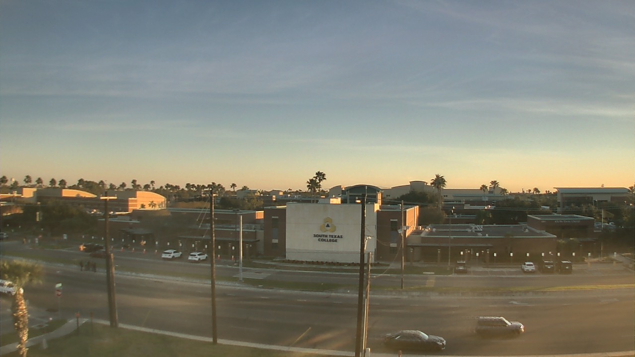 Thumbnail for current weather camera view from South Texas College (old 2013 unit) in McAllen, Texas