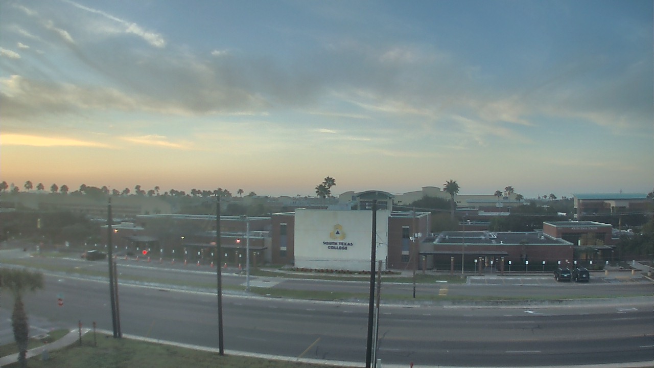 Thumbnail for current weather camera view from South Texas College (old 2013 unit) in McAllen, Texas