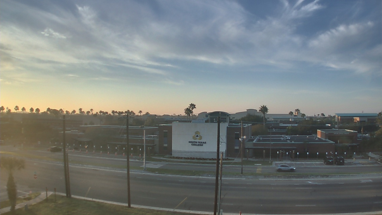 Thumbnail for current weather camera view from South Texas College (old 2013 unit) in McAllen, Texas