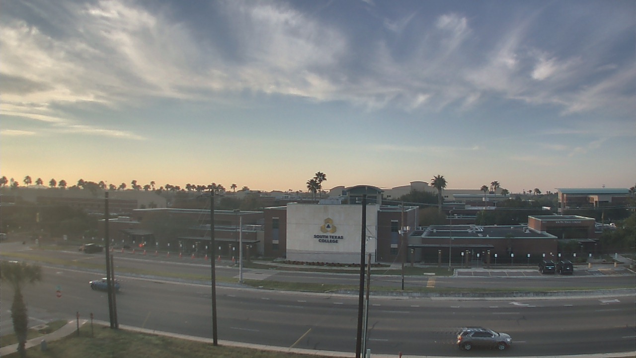 Thumbnail for current weather camera view from South Texas College (old 2013 unit) in McAllen, Texas