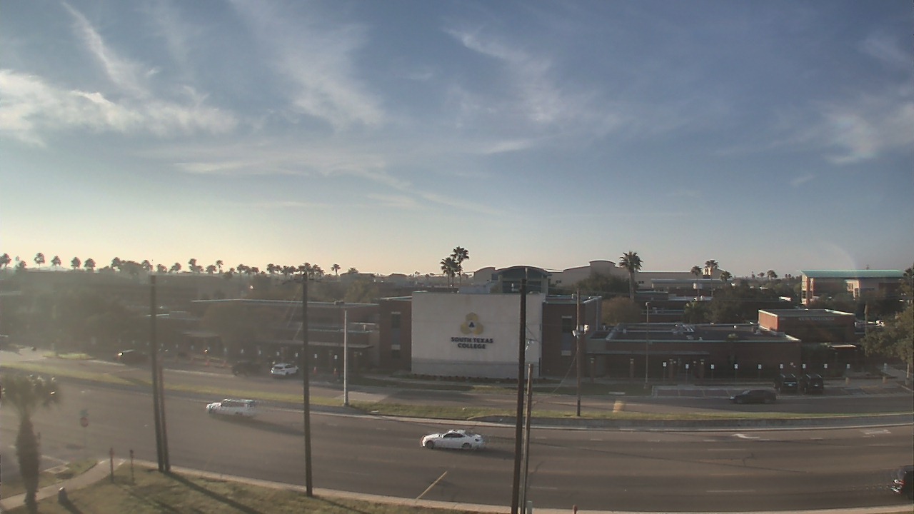 Thumbnail for current weather camera view from South Texas College (old 2013 unit) in McAllen, Texas