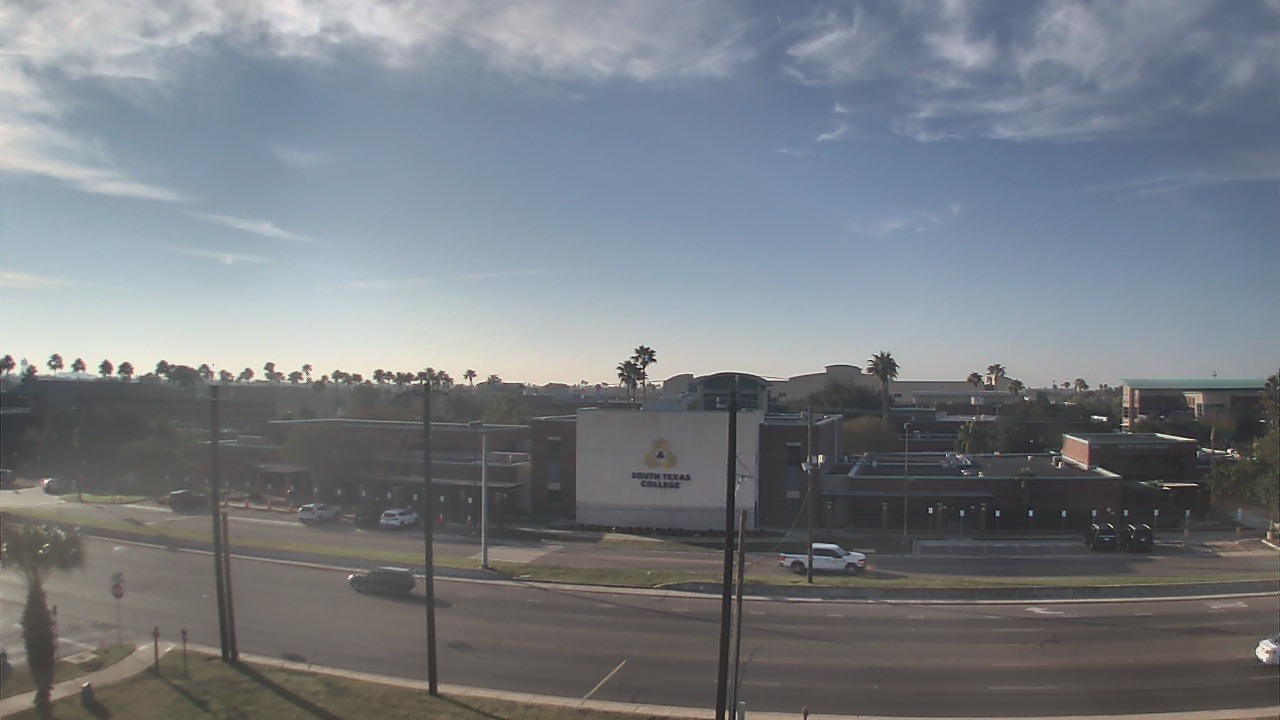 Thumbnail for current weather camera view from South Texas College (old 2013 unit) in McAllen, Texas