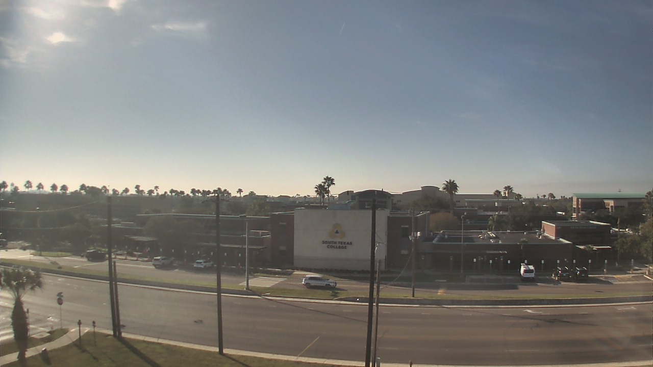 Thumbnail for current weather camera view from South Texas College (old 2013 unit) in McAllen, Texas