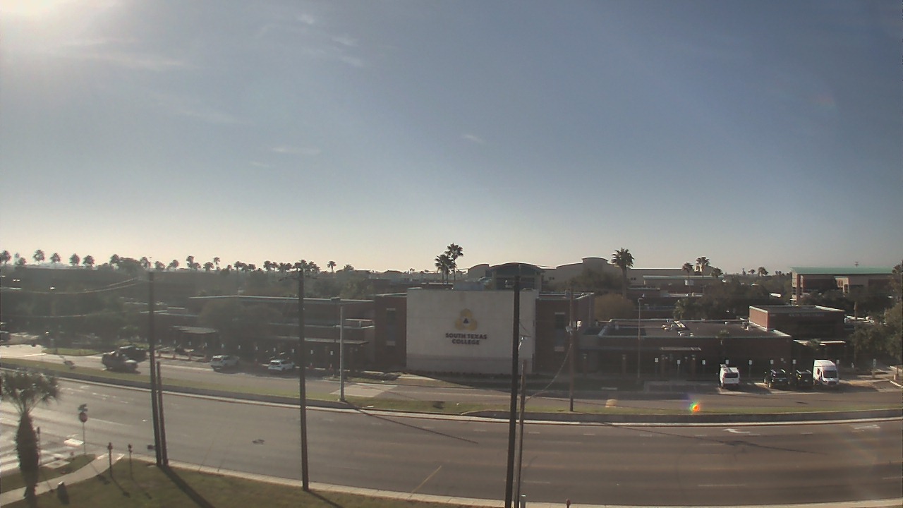 Thumbnail for current weather camera view from South Texas College (old 2013 unit) in McAllen, Texas