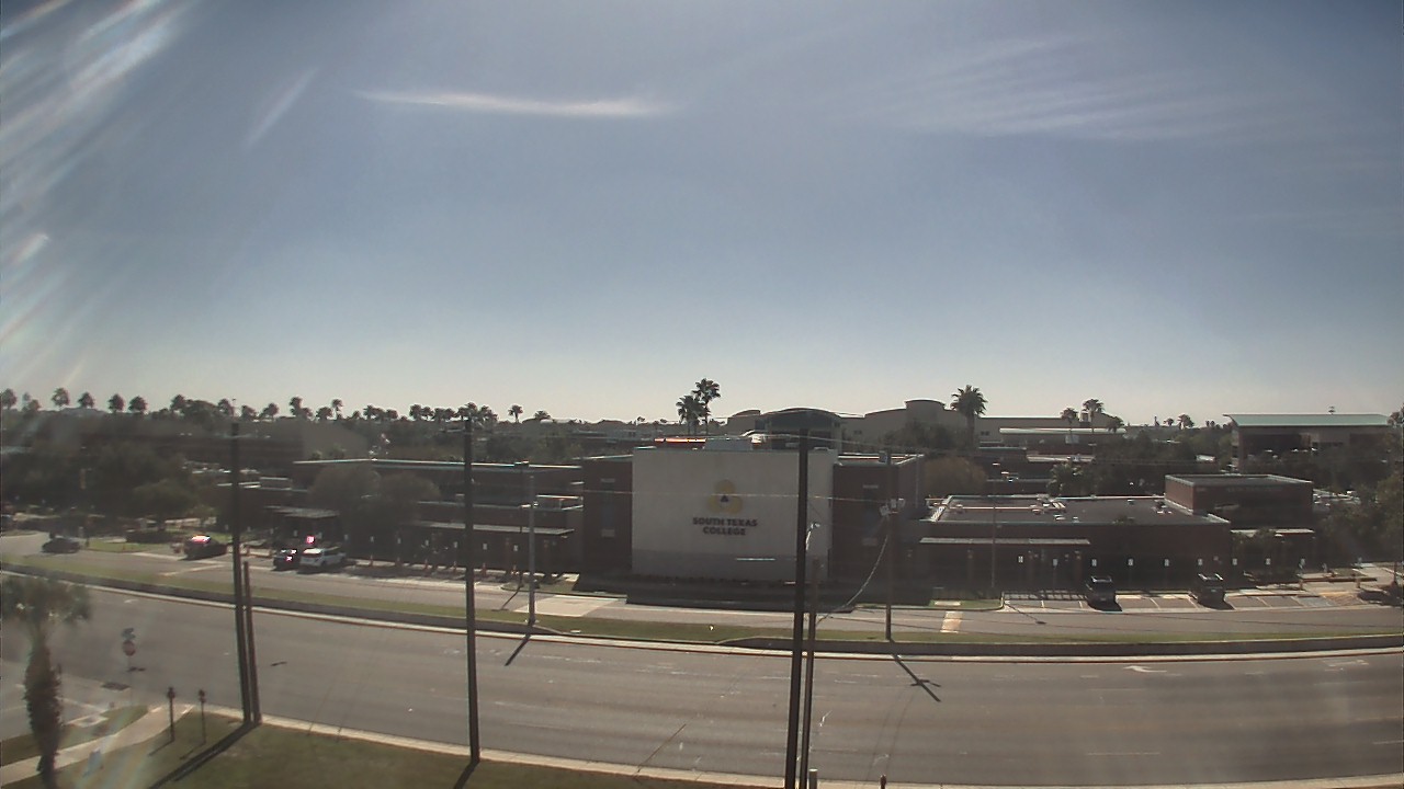 Thumbnail for current weather camera view from South Texas College (old 2013 unit) in McAllen, Texas