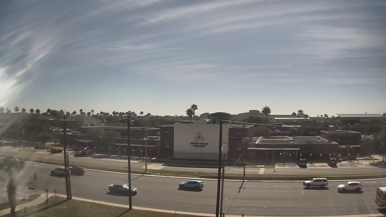 Thumbnail for current weather camera view from South Texas College (old 2013 unit) in McAllen, Texas