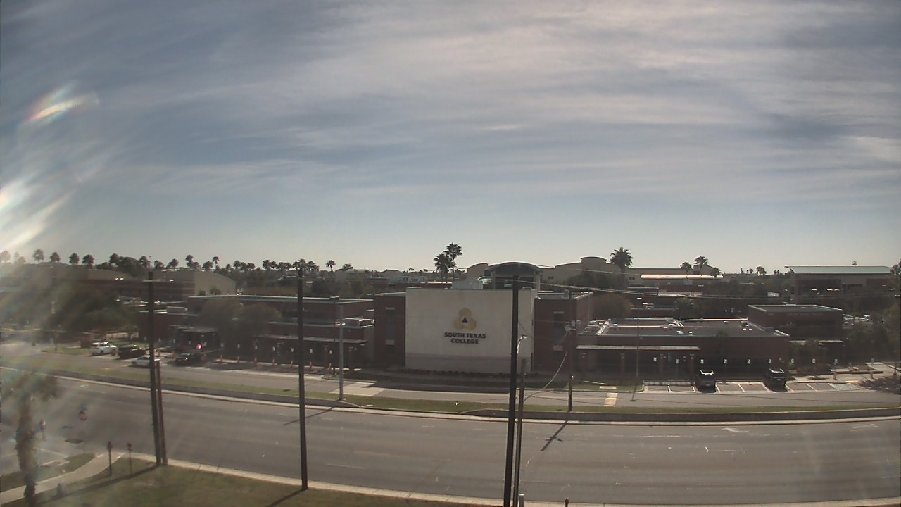 Thumbnail for current weather camera view from South Texas College (old 2013 unit) in McAllen, Texas