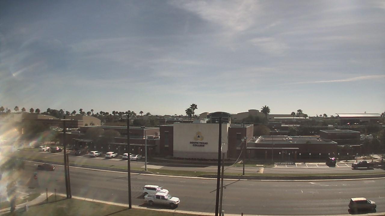Thumbnail for current weather camera view from South Texas College (old 2013 unit) in McAllen, Texas