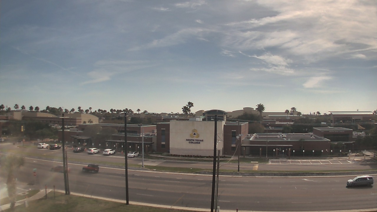 Thumbnail for current weather camera view from South Texas College (old 2013 unit) in McAllen, Texas