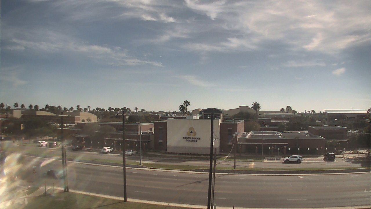 Thumbnail for current weather camera view from South Texas College (old 2013 unit) in McAllen, Texas