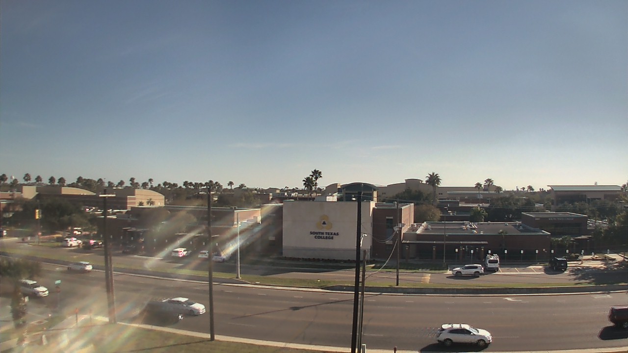 Thumbnail for current weather camera view from South Texas College (old 2013 unit) in McAllen, Texas