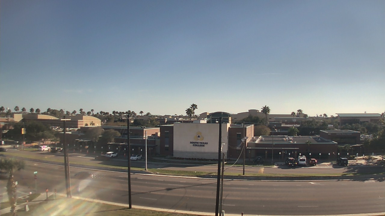 Thumbnail for current weather camera view from South Texas College (old 2013 unit) in McAllen, Texas