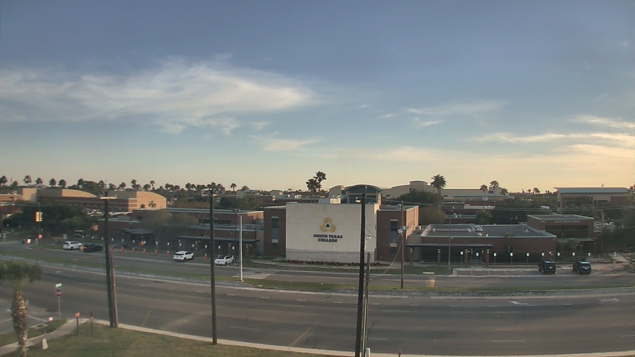 Thumbnail for current weather camera view from South Texas College (old 2013 unit) in McAllen, Texas