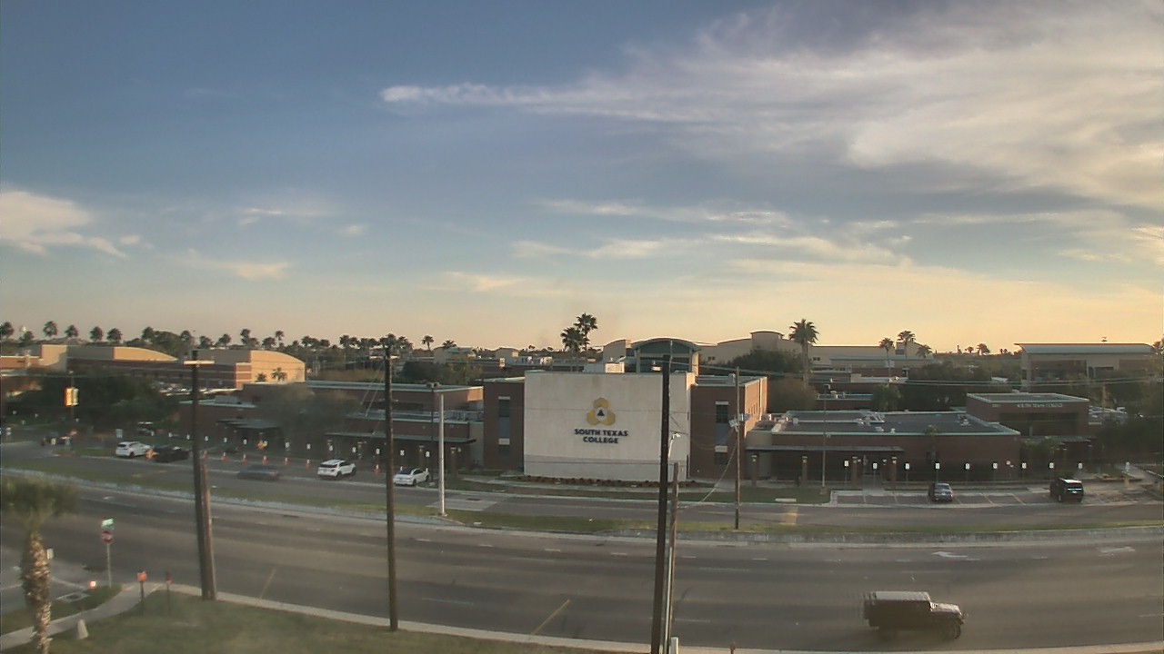 Thumbnail for current weather camera view from South Texas College (old 2013 unit) in McAllen, Texas