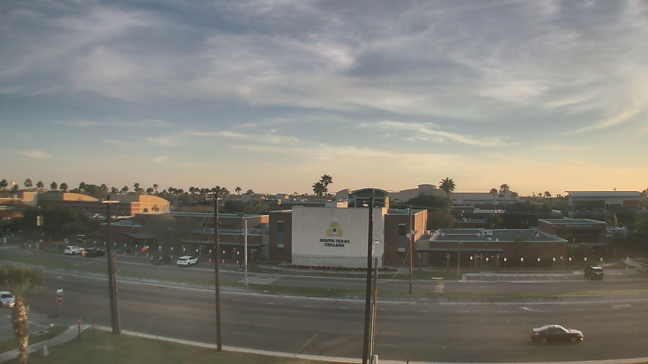 Thumbnail for current weather camera view from South Texas College (old 2013 unit) in McAllen, Texas