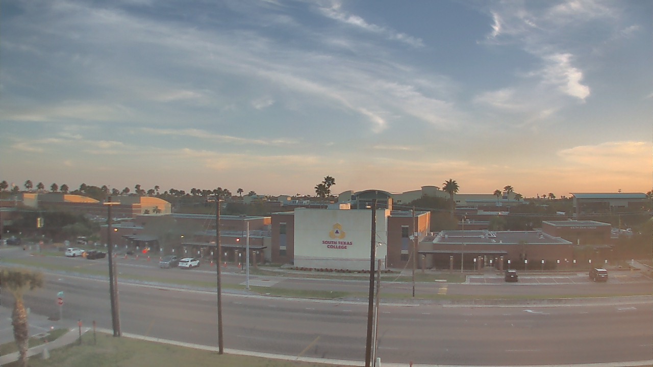 Thumbnail for current weather camera view from South Texas College (old 2013 unit) in McAllen, Texas