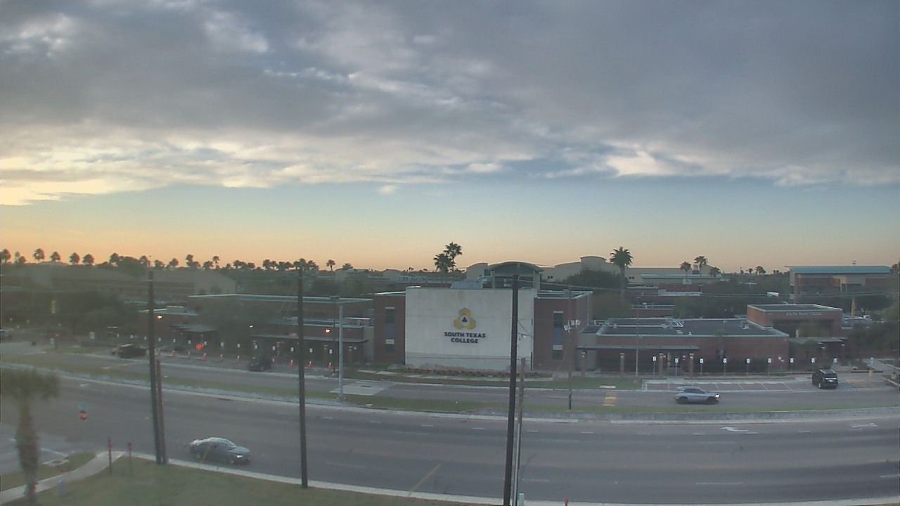 Thumbnail for current weather camera view from South Texas College (old 2013 unit) in McAllen, Texas