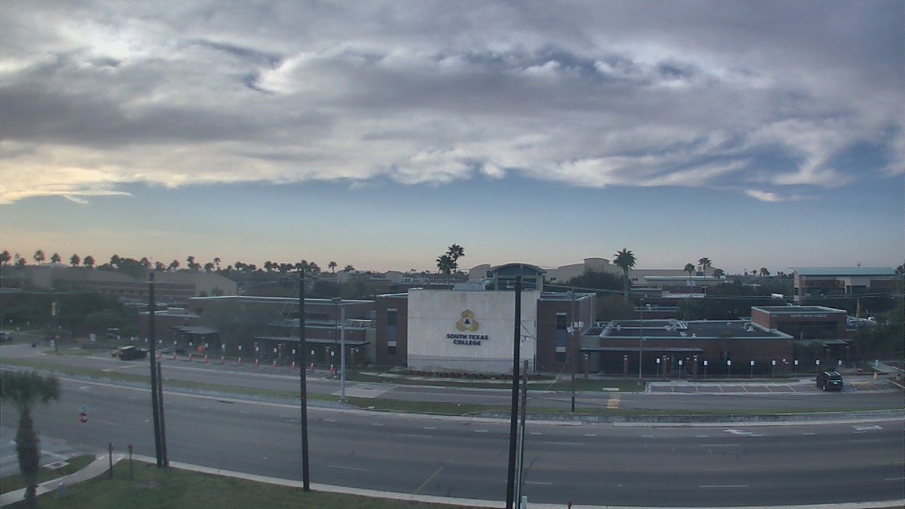 Thumbnail for current weather camera view from South Texas College (old 2013 unit) in McAllen, Texas
