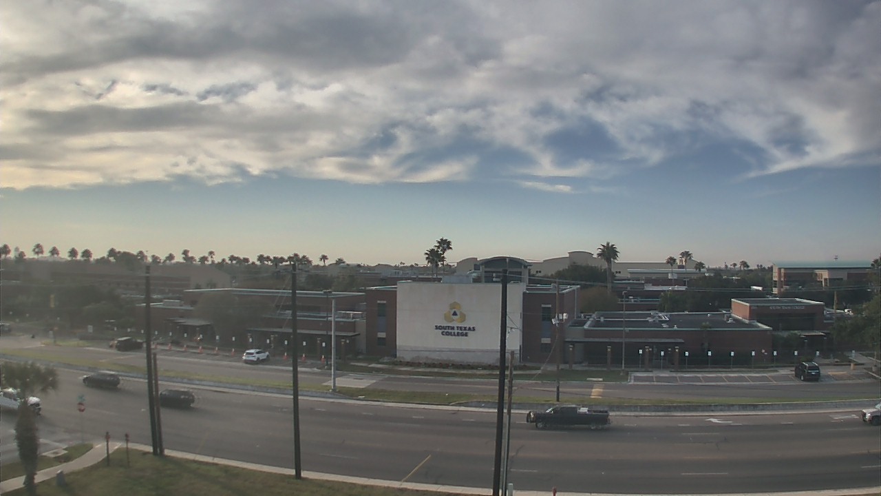 Thumbnail for current weather camera view from South Texas College (old 2013 unit) in McAllen, Texas