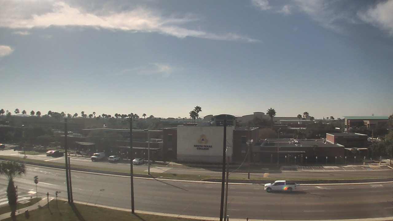 Thumbnail for current weather camera view from South Texas College (old 2013 unit) in McAllen, Texas