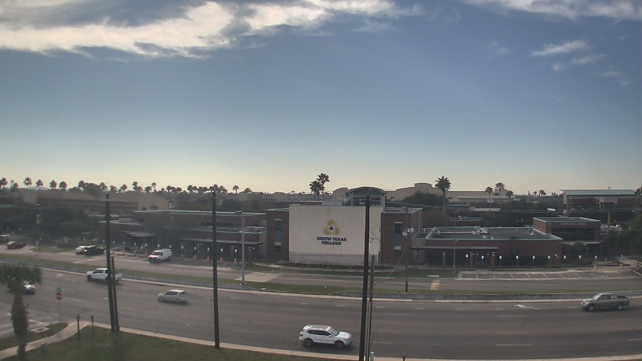 Thumbnail for current weather camera view from South Texas College (old 2013 unit) in McAllen, Texas