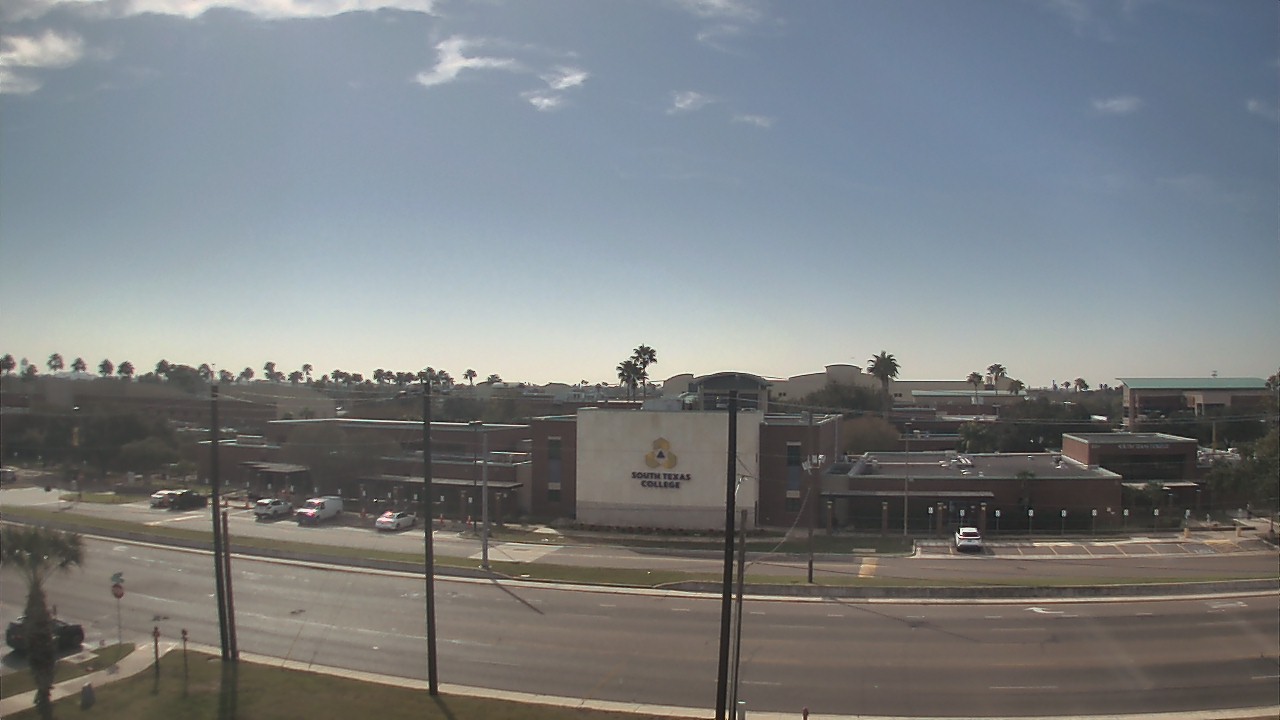 Thumbnail for current weather camera view from South Texas College (old 2013 unit) in McAllen, Texas