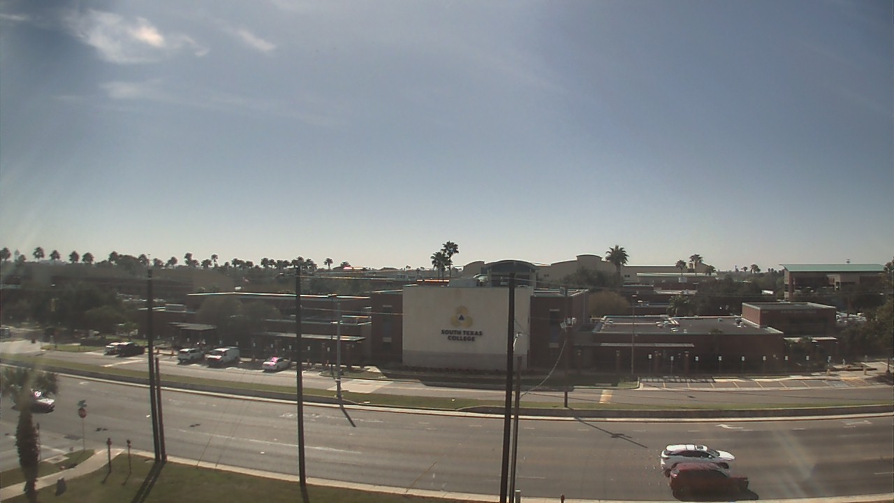 Thumbnail for current weather camera view from South Texas College (old 2013 unit) in McAllen, Texas
