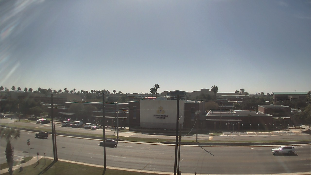 Thumbnail for current weather camera view from South Texas College (old 2013 unit) in McAllen, Texas