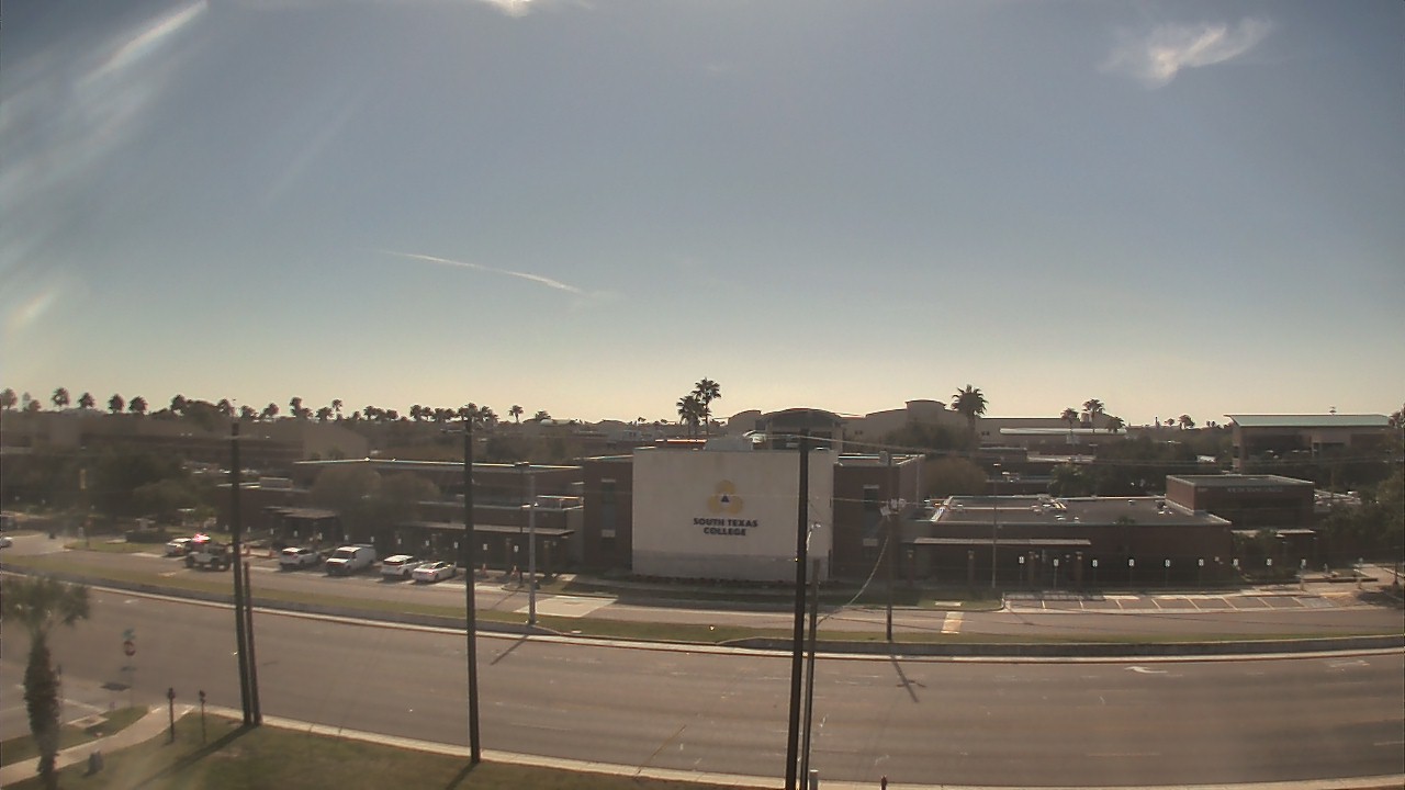 Thumbnail for current weather camera view from South Texas College (old 2013 unit) in McAllen, Texas