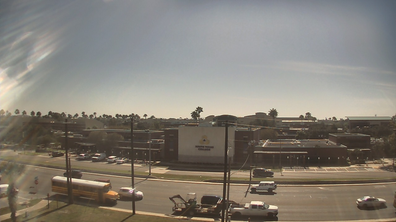 Thumbnail for current weather camera view from South Texas College (old 2013 unit) in McAllen, Texas