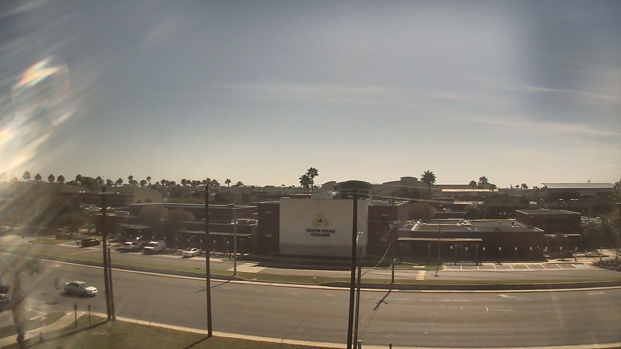 Thumbnail for current weather camera view from South Texas College (old 2013 unit) in McAllen, Texas