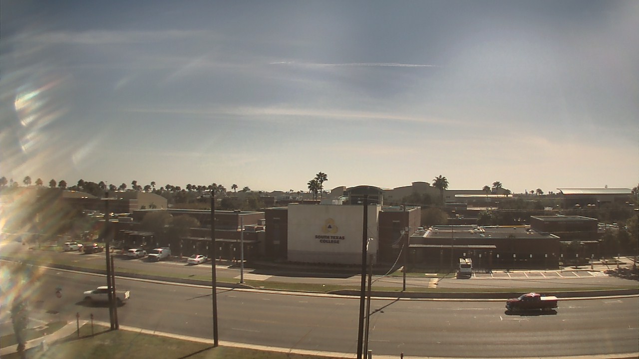 Thumbnail for current weather camera view from South Texas College (old 2013 unit) in McAllen, Texas
