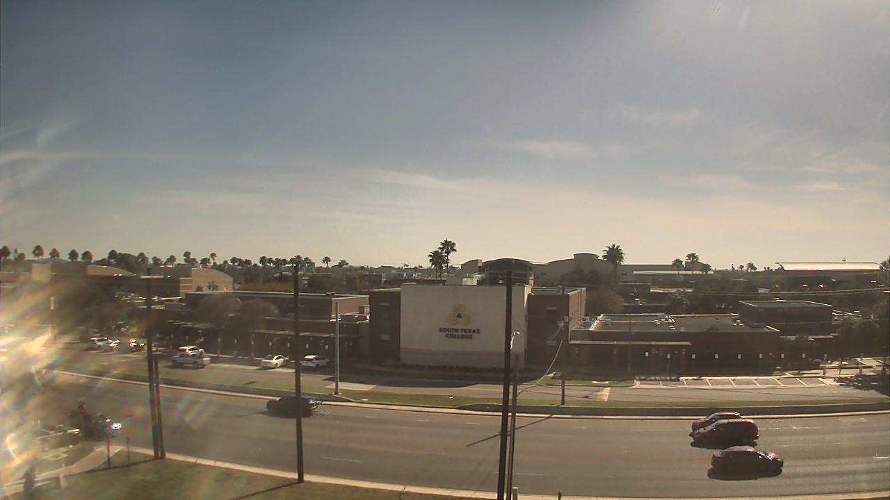 Thumbnail for current weather camera view from South Texas College (old 2013 unit) in McAllen, Texas