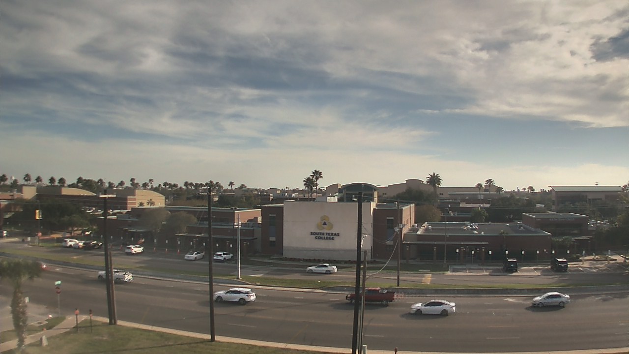 Thumbnail for current weather camera view from South Texas College (old 2013 unit) in McAllen, Texas