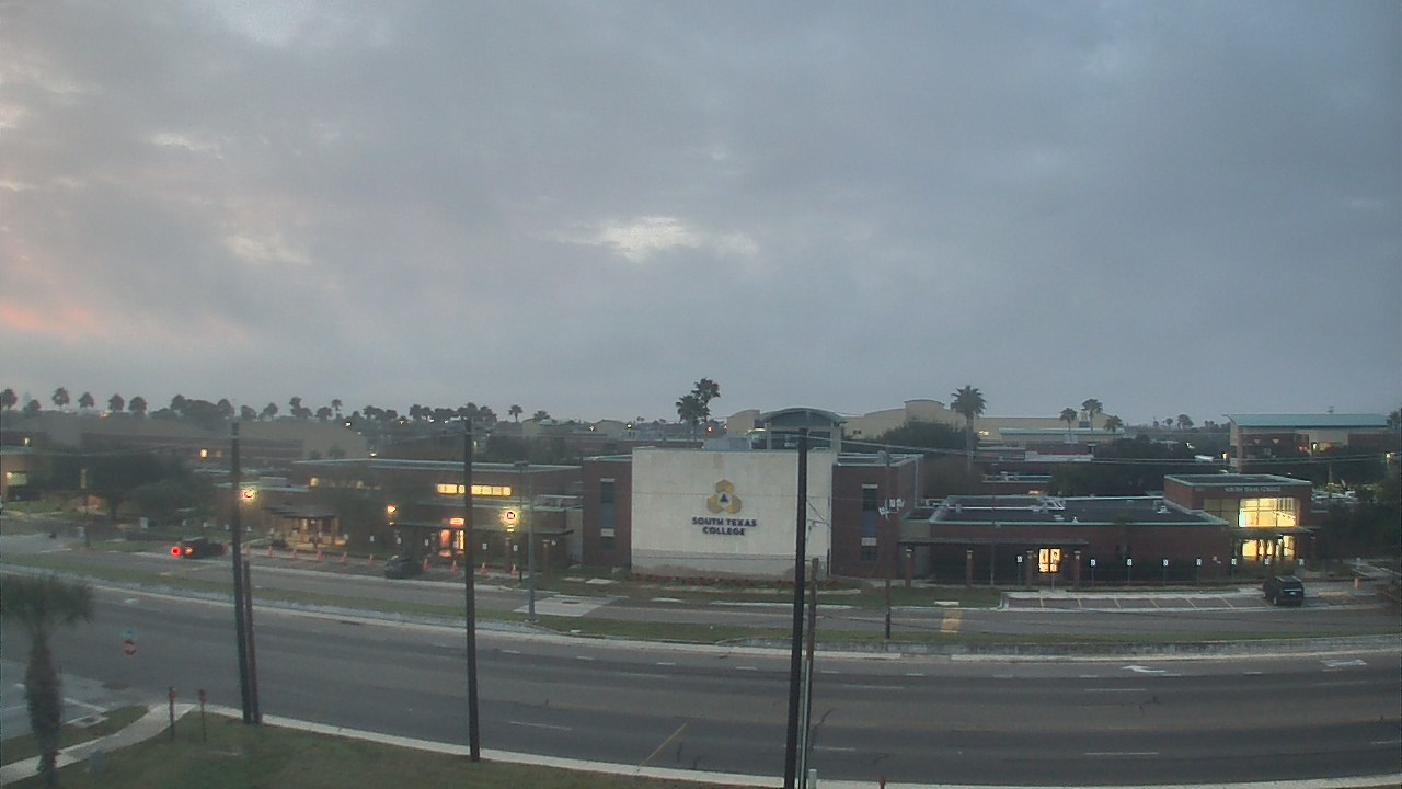 Thumbnail for current weather camera view from South Texas College (old 2013 unit) in McAllen, Texas