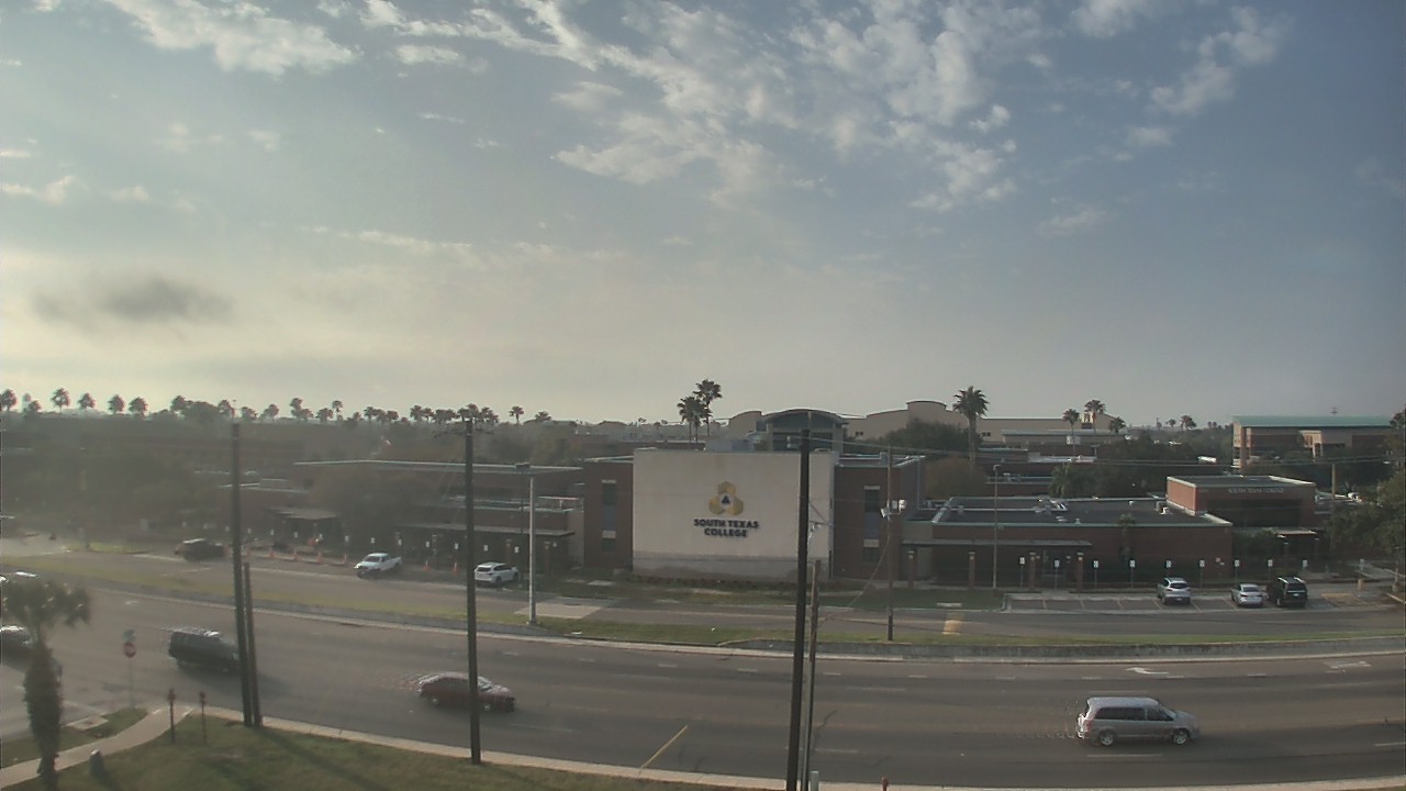 Thumbnail for current weather camera view from South Texas College (old 2013 unit) in McAllen, Texas