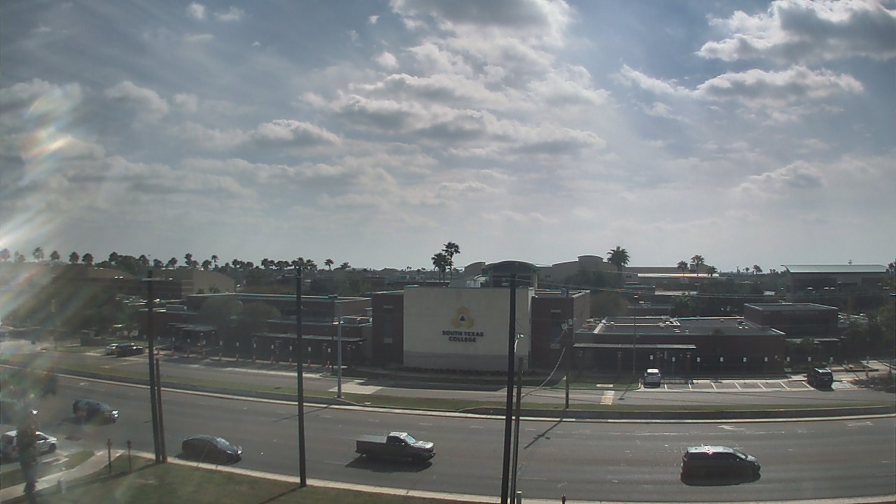Thumbnail for current weather camera view from South Texas College (old 2013 unit) in McAllen, Texas