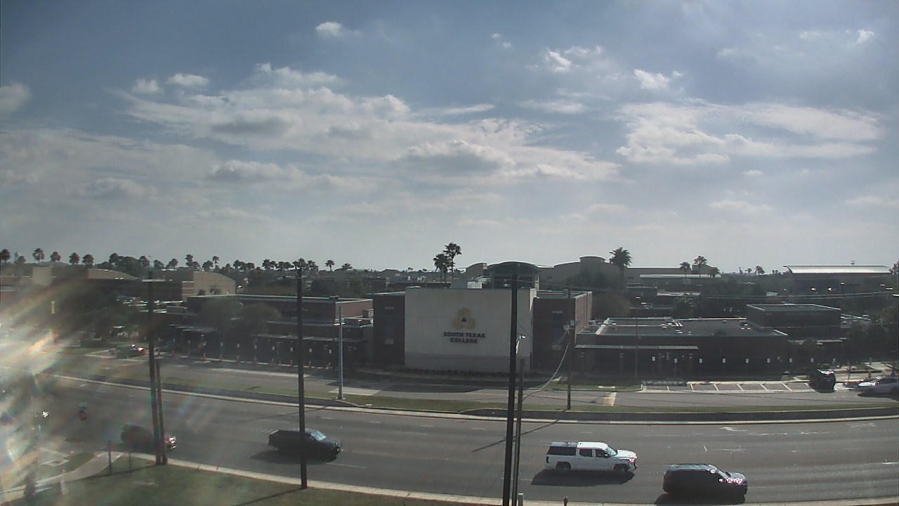 Thumbnail for current weather camera view from South Texas College (old 2013 unit) in McAllen, Texas