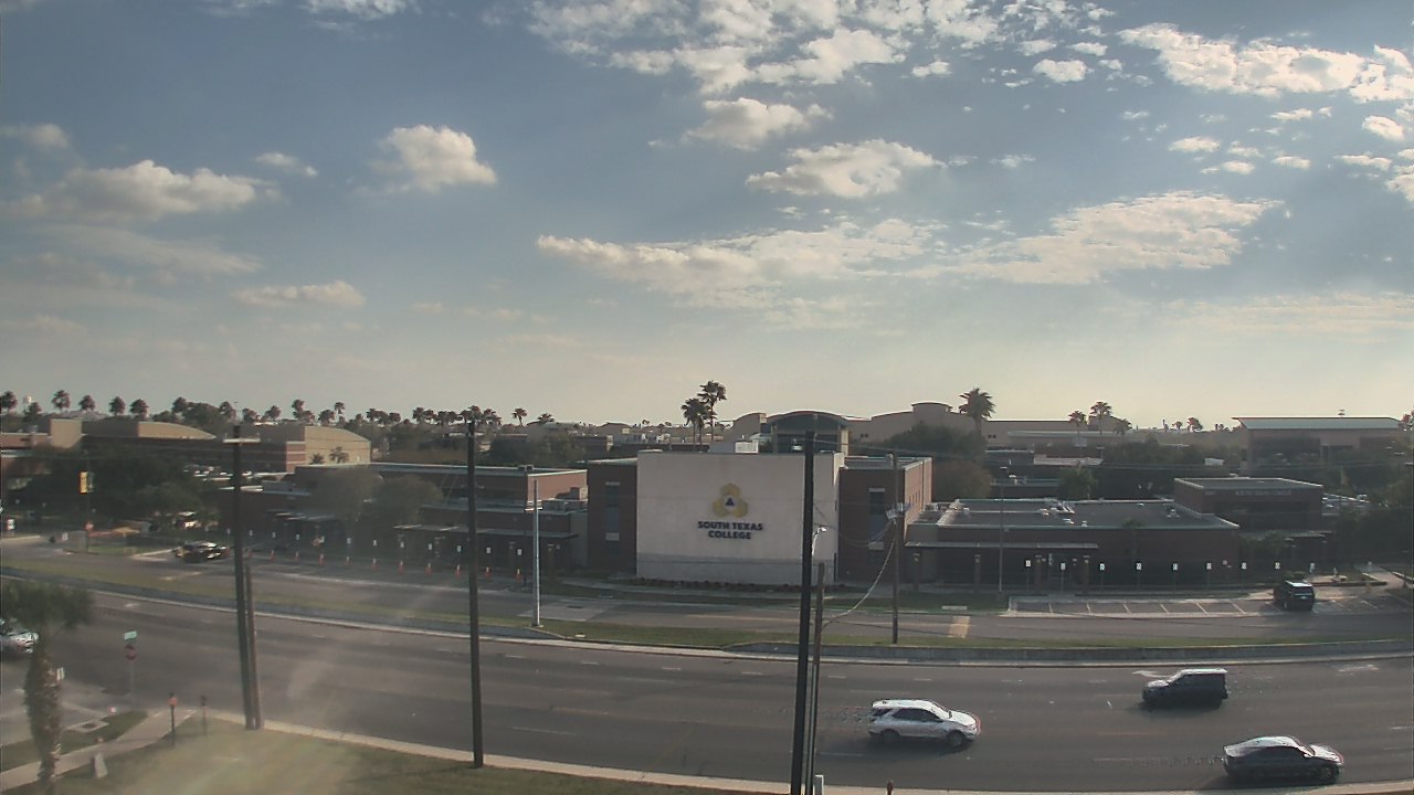 Thumbnail for current weather camera view from South Texas College (old 2013 unit) in McAllen, Texas