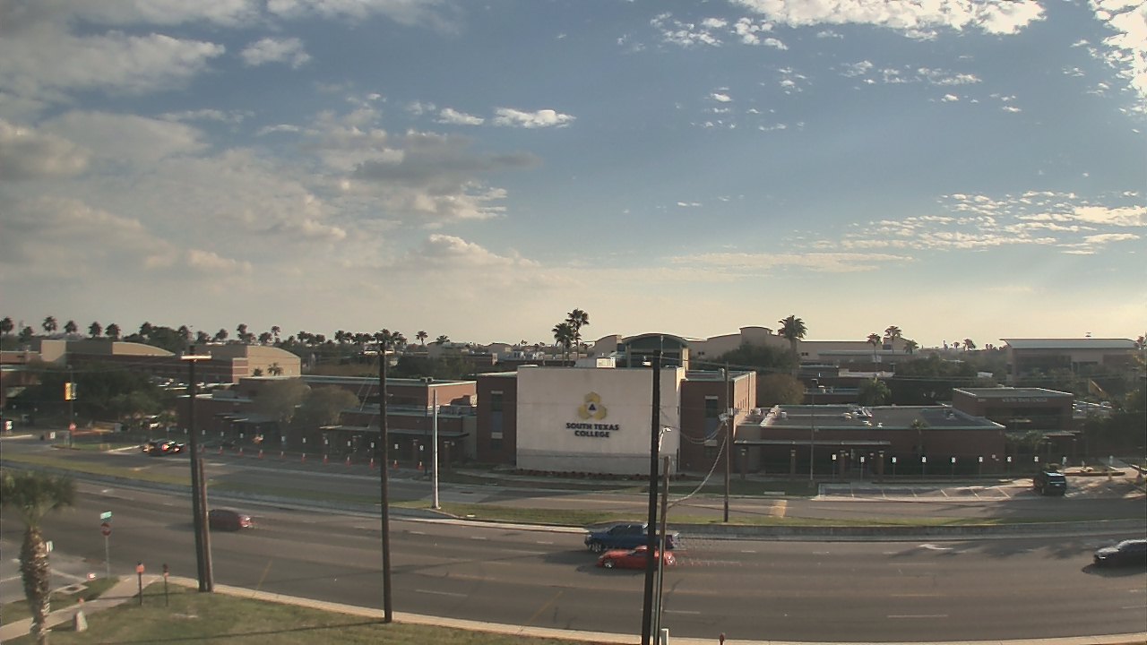 Thumbnail for current weather camera view from South Texas College (old 2013 unit) in McAllen, Texas