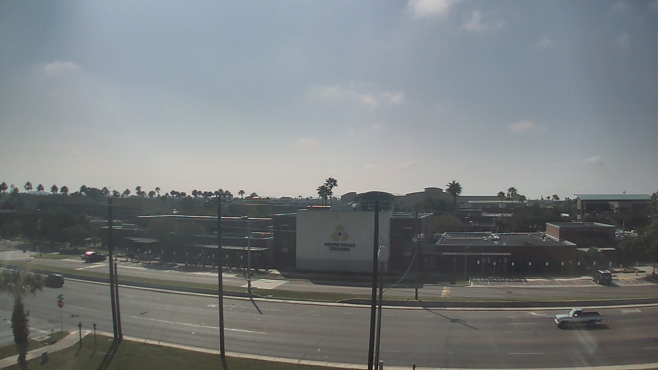 Thumbnail for current weather camera view from South Texas College (old 2013 unit) in McAllen, Texas