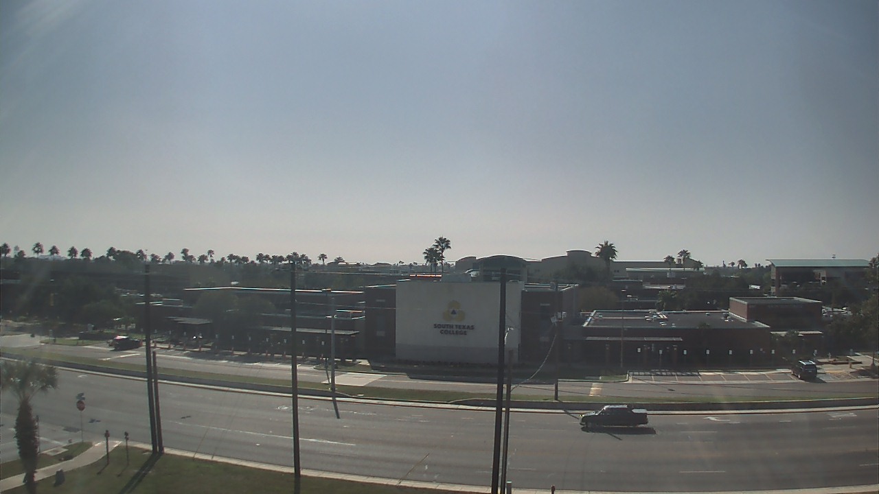 Thumbnail for current weather camera view from South Texas College (old 2013 unit) in McAllen, Texas