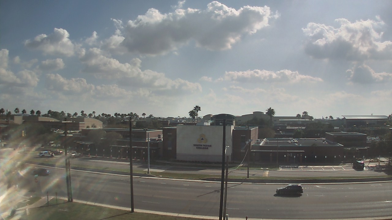 Thumbnail for current weather camera view from South Texas College (old 2013 unit) in McAllen, Texas