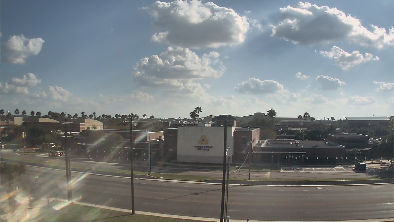 Thumbnail for current weather camera view from South Texas College (old 2013 unit) in McAllen, Texas