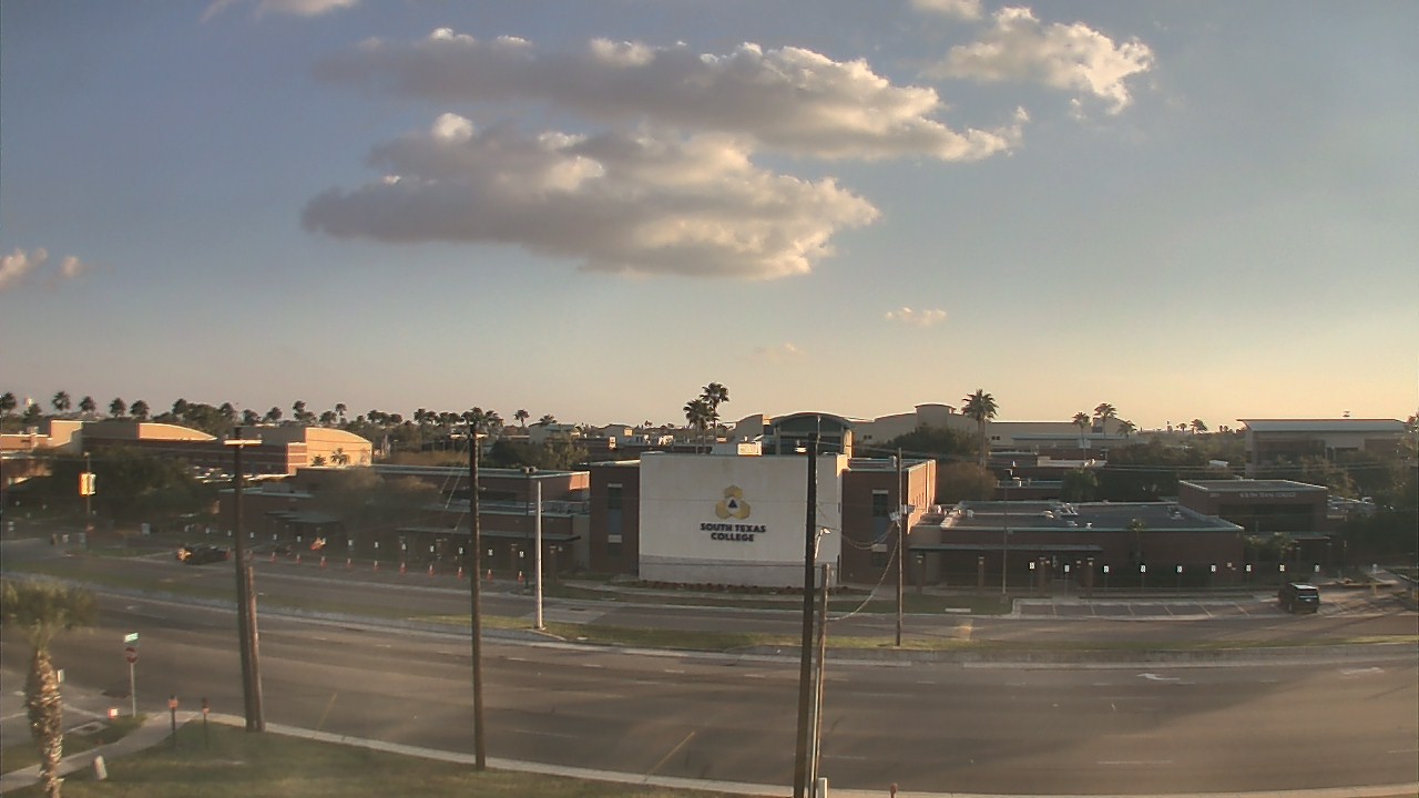Thumbnail for current weather camera view from South Texas College (old 2013 unit) in McAllen, Texas